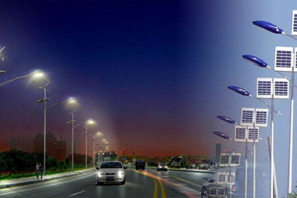सड़क का लाईटों की सुविधा